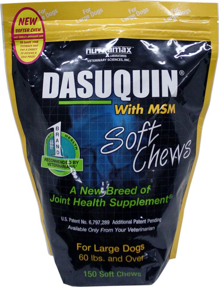 Nutramax Dasuquin with MSM Joint Health Supplement for Large Dogs 150 Soft Chews  Crowdfused