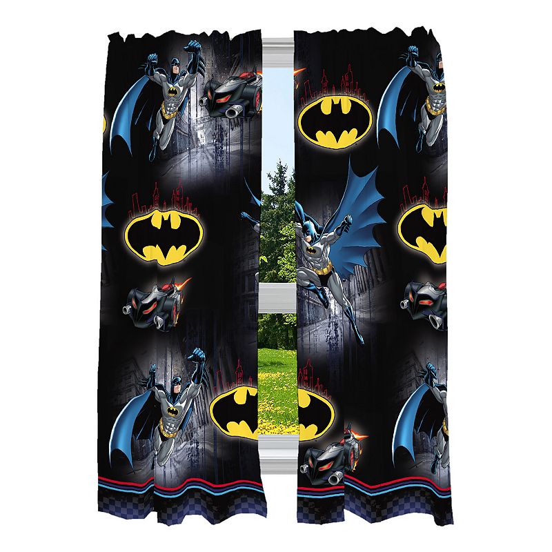 Batman Safe Again 2-Pack Window Curtain Set