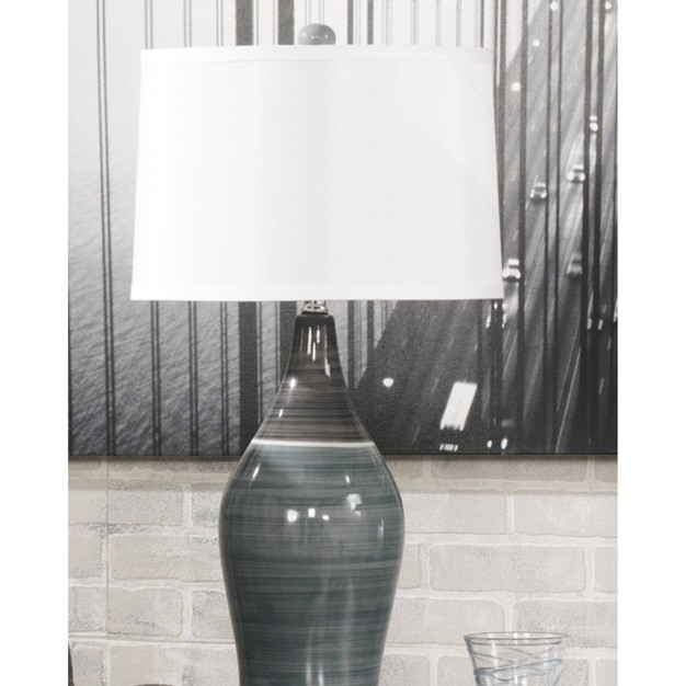 Set Of 2 Niobe Table Lamps Gray Signature Design By Ashley