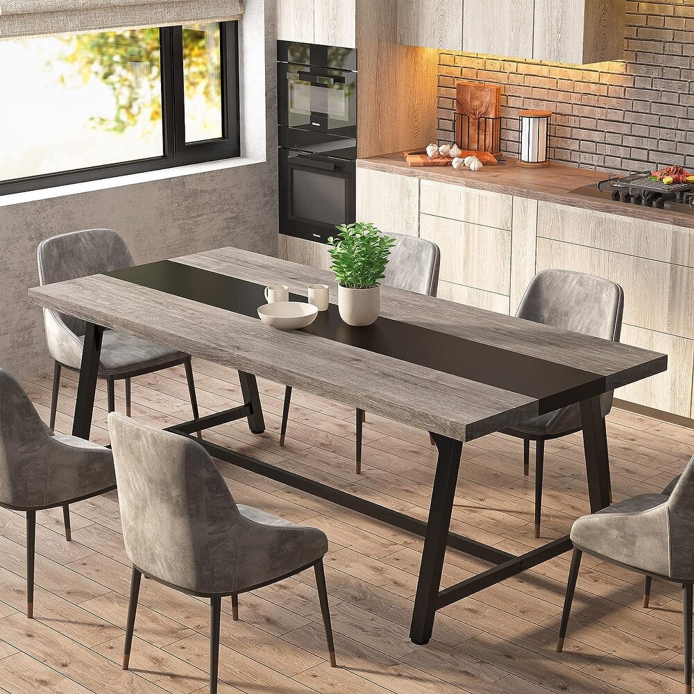 70.9 Inches Dining Table for 8 People  Family Gathering