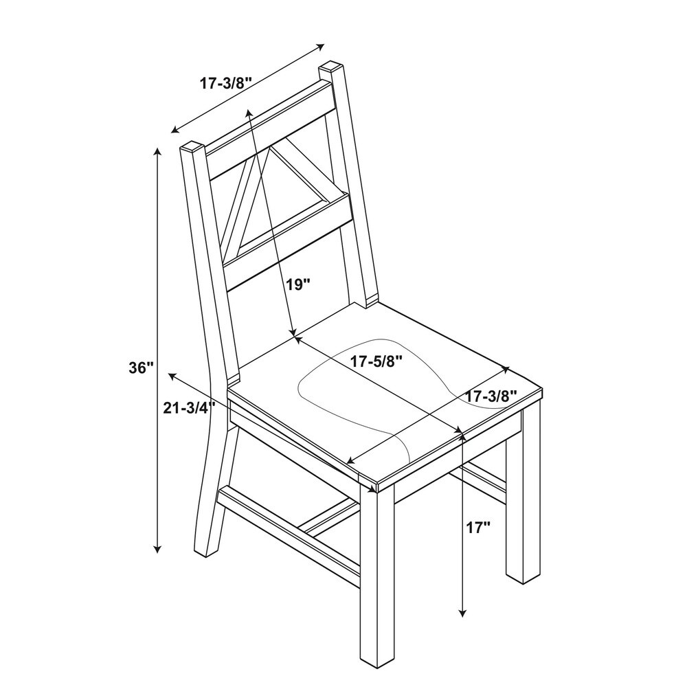 The Gray Barn Pitchfork Antique Tobacco Chair