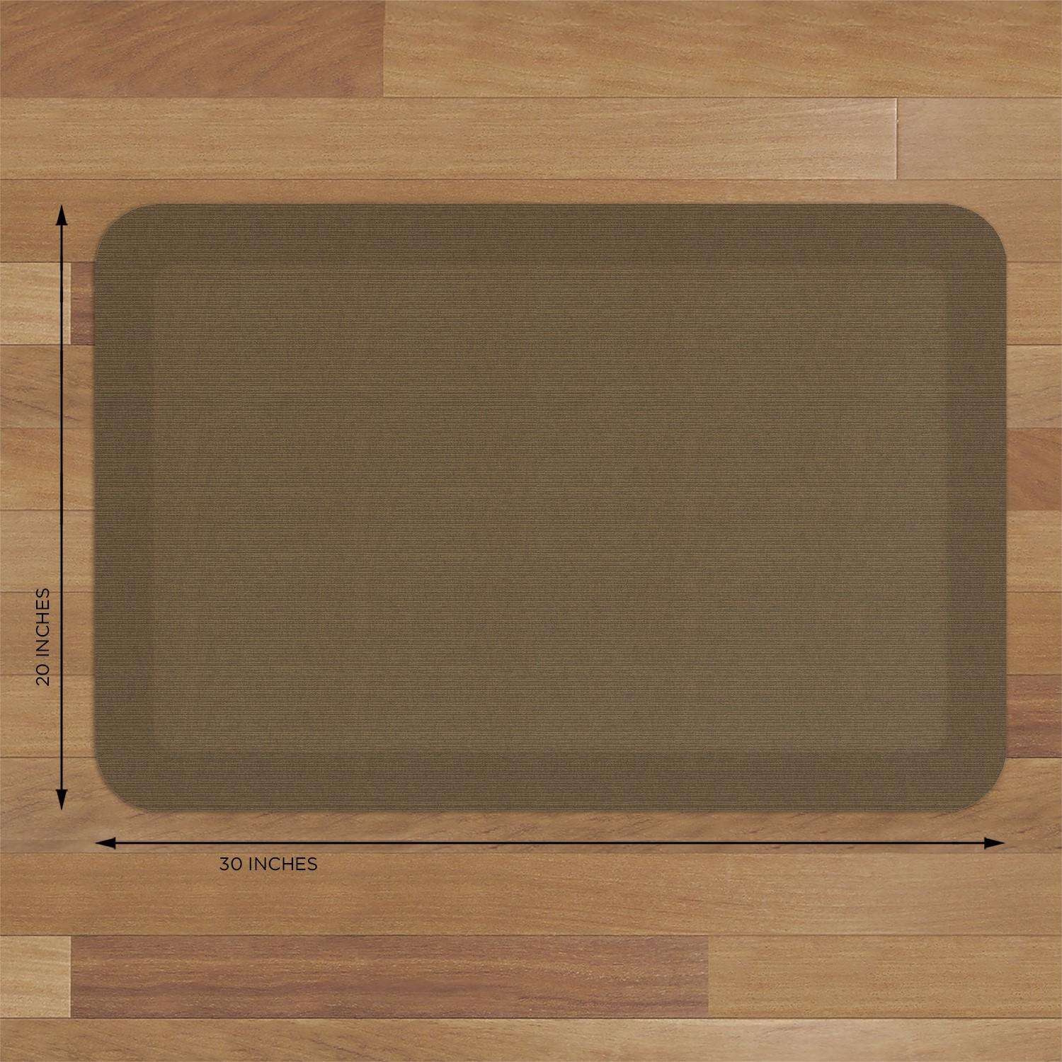 Gel Pro 30 in. L X 20 in. W Khaki Polyurethane Foam Anti Fatigue Mat