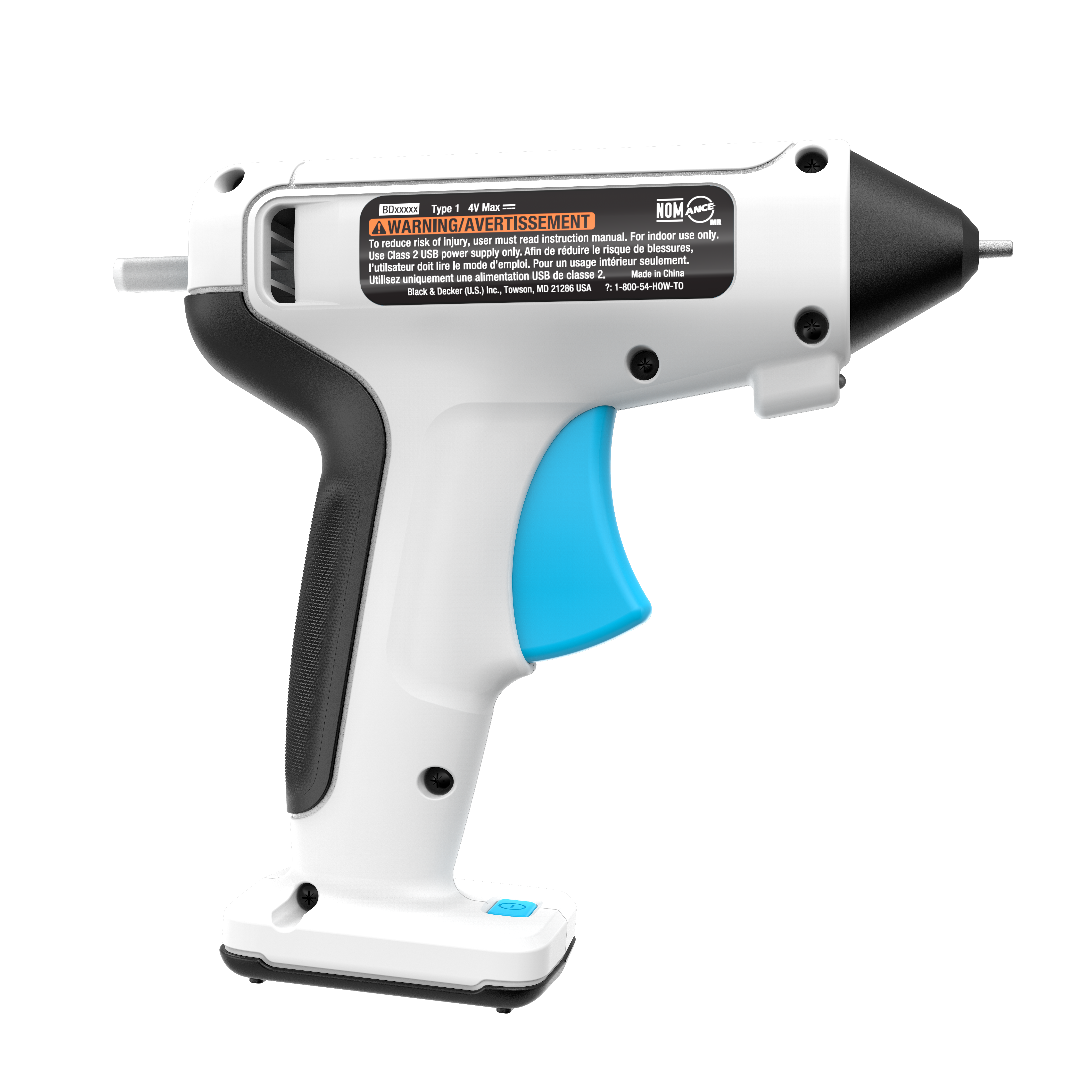 4V MAX* Cordless Glue Gun, USB Rechargeable