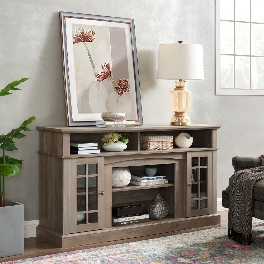 Classic TV Media Stand Corner TV Stands for TV Up to 65\