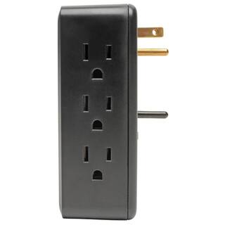 Tripp Lite Protect It 6-Outlet Side-Load Surge-Protector Wall Tap with 2 USB Charging Ports TLP6SLUSBB