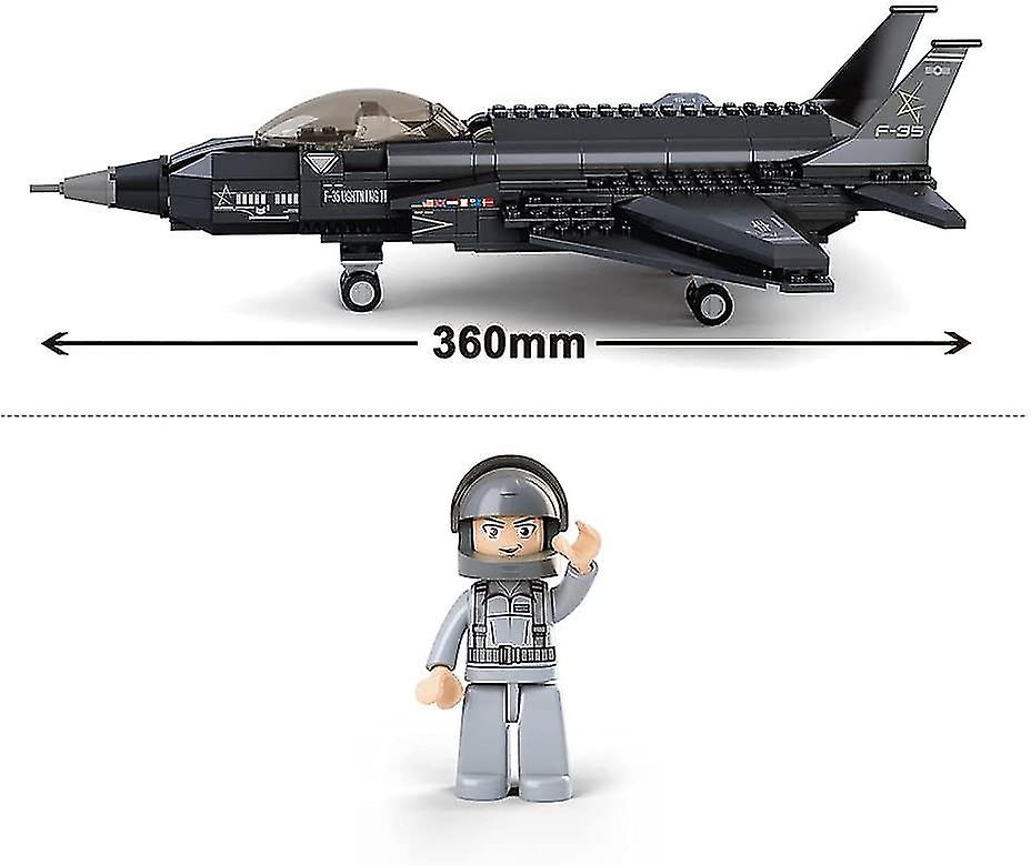 Military Blocks Army Bricks Toy - F-35 Lighting Ii Fighter Jet