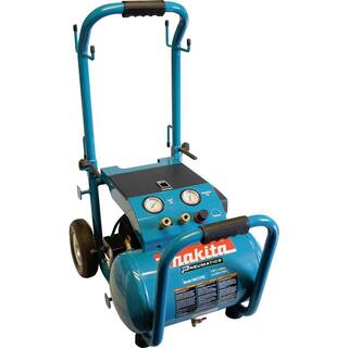 Makita Big Bore 5.2 Gal. 140 PSI 3.0 HP Portable Corded Electric Horizontal Single Tank 90 dBA Air Compressor (2 CFM at 90 PSI) MAC5200