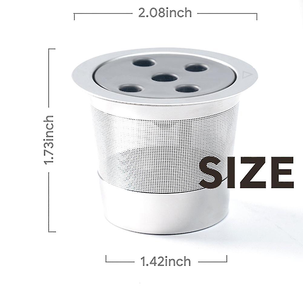 Suitable For K- Plus/k- Reusable Coffee Filter Stainless Steel Filter Cup Five-hole K Cup