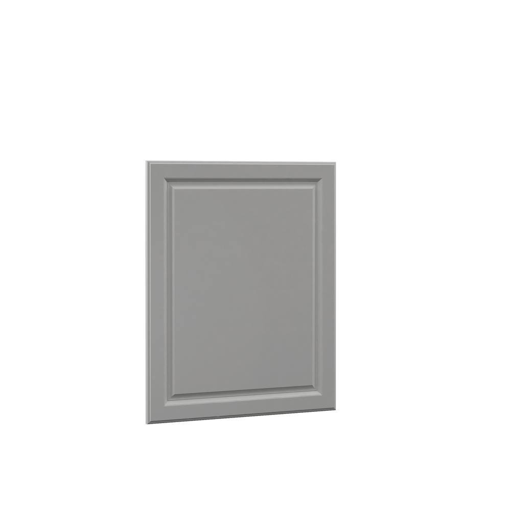 Hampton Bay Designer Series 0.75x30x24 in. Elgin Decorative End Panel in Heron Gray D2430-ELGR