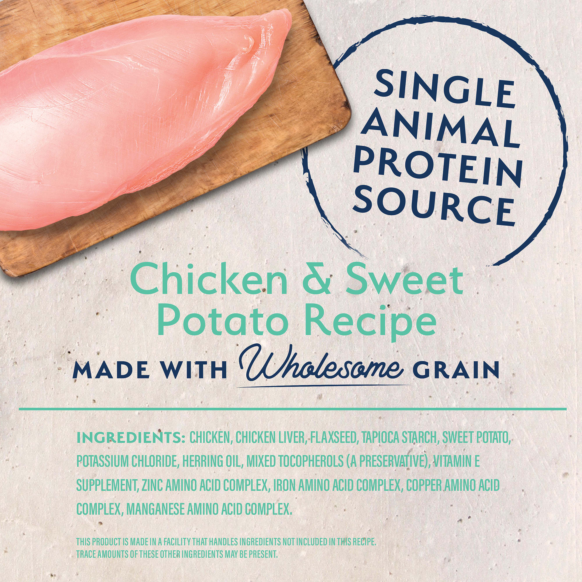 Natural Balance Limited Ingredient Freeze Dried Chicken  Sweet Potato Recipe Dry Dog Food， 13 oz.