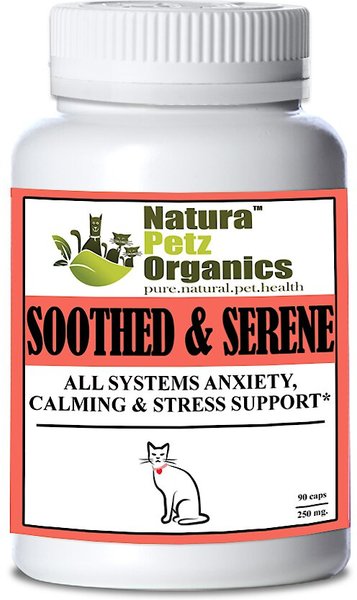 Natura Petz Organics Soothed and Serene Cat Supplement， 90 count