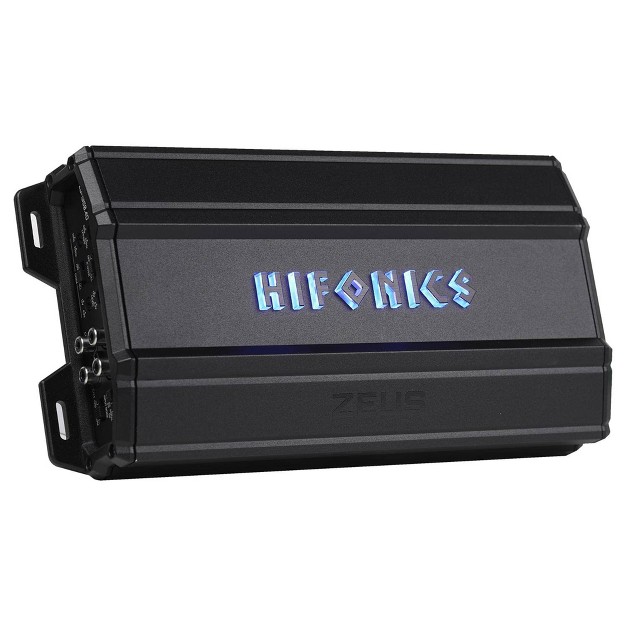 Hifonics Zeus Delta 1 350 Watt Compact 4 Channel Nickel Plated Mobile Car Audio Amplifier With Auto Turn On Feature Zd 1350 4d Black