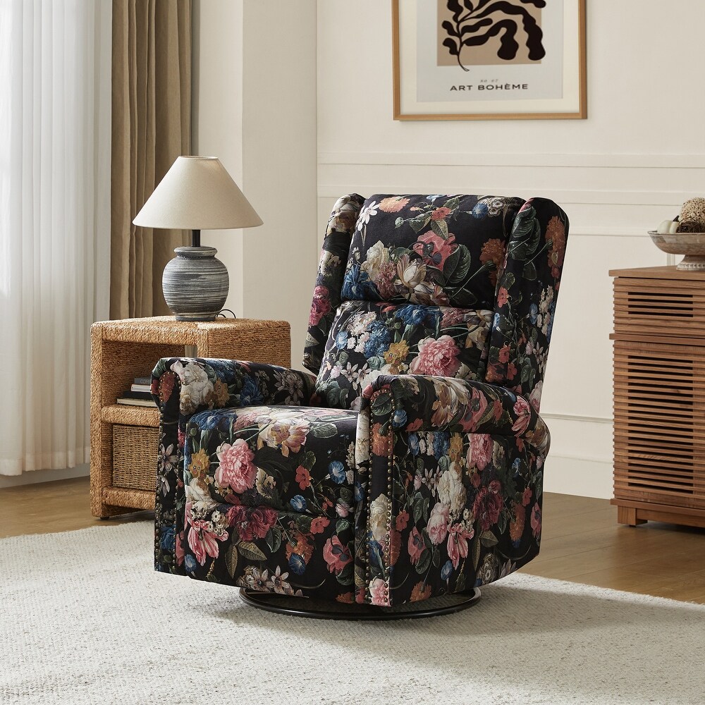 Leopold Transitional Multifunctional Nursery Chair with Swivel Base by HULALA HOME