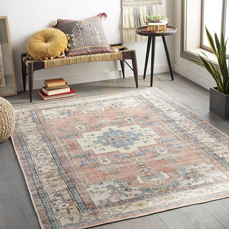 Decor 140 Axel Traditional Washable Area Rug