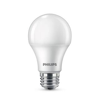 Philips 75-Watt Equivalent A19 Non-Dimmable E26 LED Light Bulb Soft White 2700K 4-Pack 565374