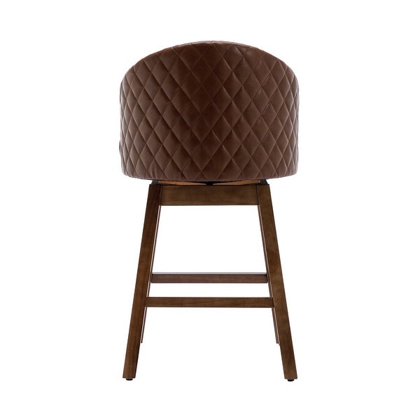 JASIWAY Modern Upholstered Bar Stools (Set of 2)