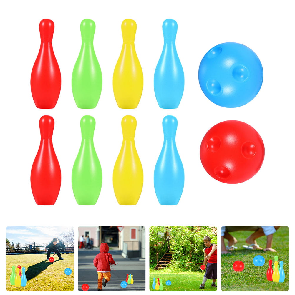 Homemaxs Bowling Kids Setgametoytoys Lawn Set Gamesfun Sports Toddler Play Sets Playset Toys Game Mini Child Balls Birthday Party