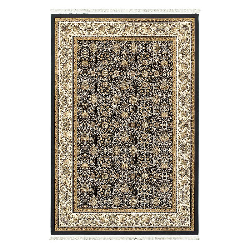 StyleHaven Mackenzie Vidame Framed Floral Rug