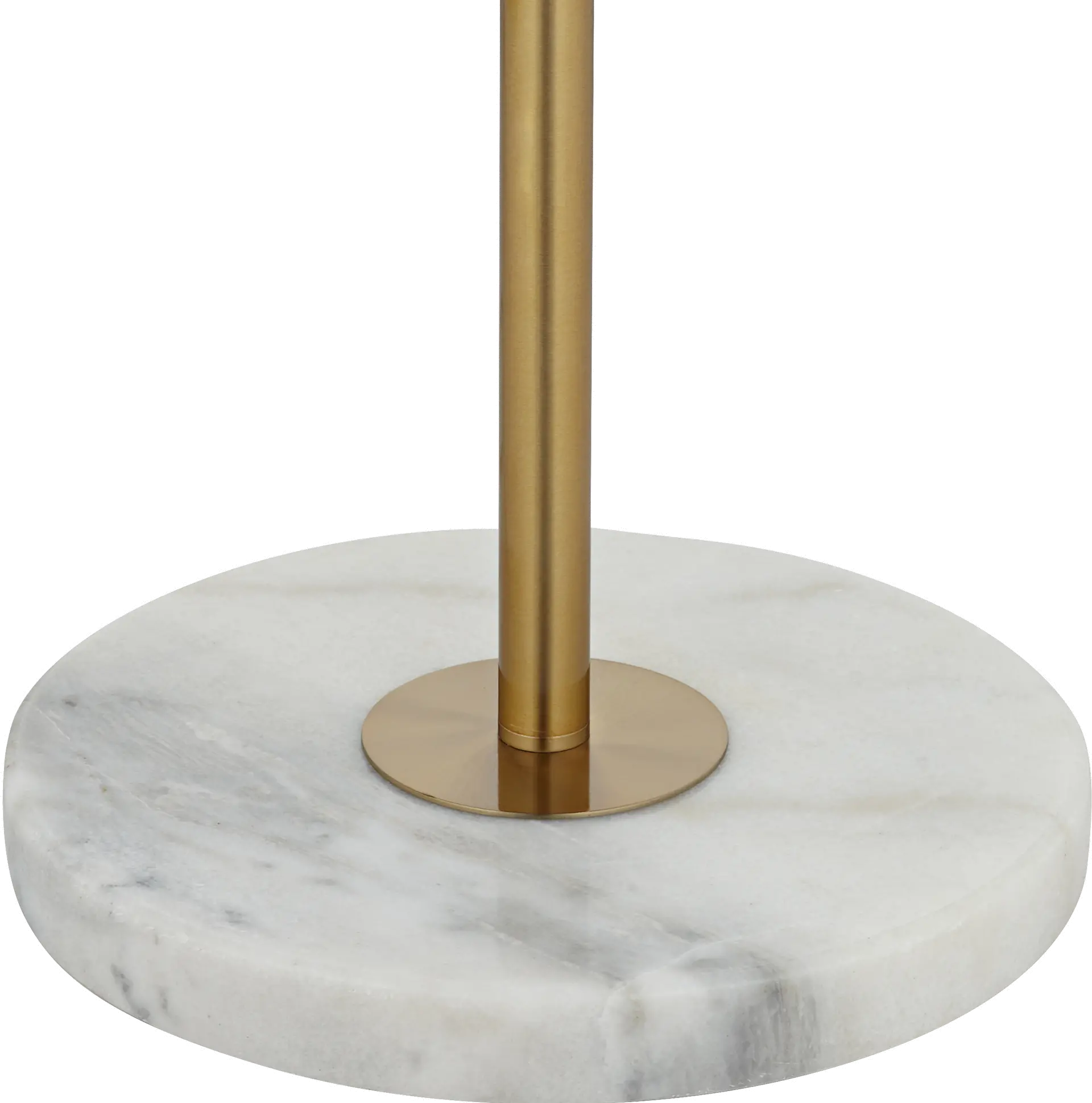 Westford White and Gold Floor Lamp