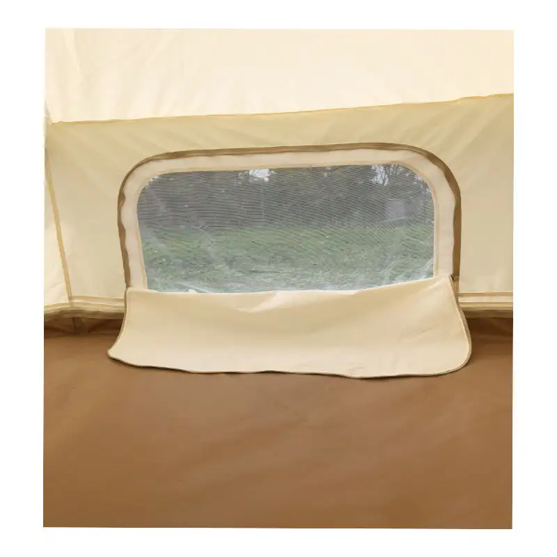 Hotel Outdoor Glamping Round Rainproof Windproof Flame Retardant Canvas Bell campingTent