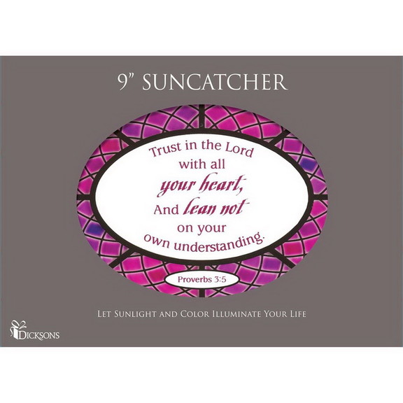 Dicksons SUNCG 1014 Oval Suncatcher Trust In The L...