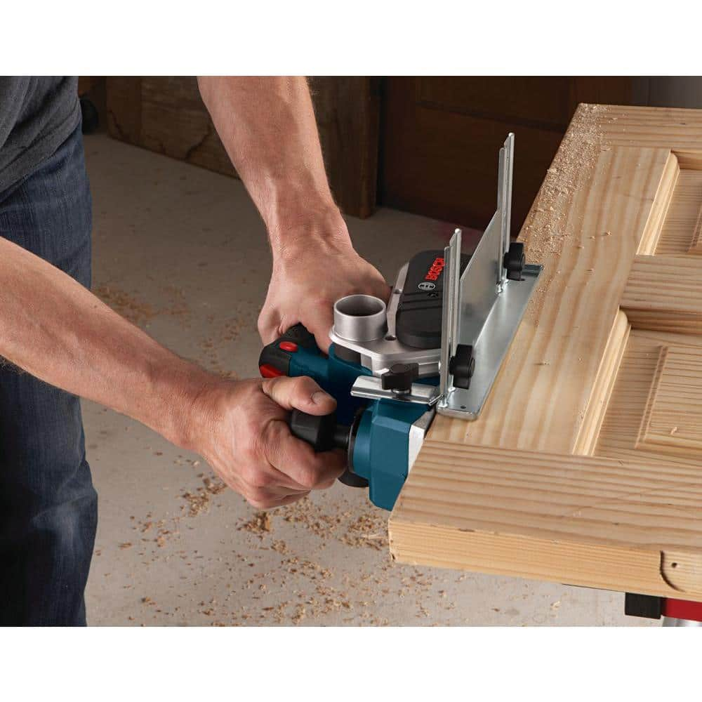 Bosch 6.5 Amp 3-1/4 in. Corded Planer Kit with 2 Reversible Woodrazor Micrograin Carbide Blades and Carrying Case PL2632K