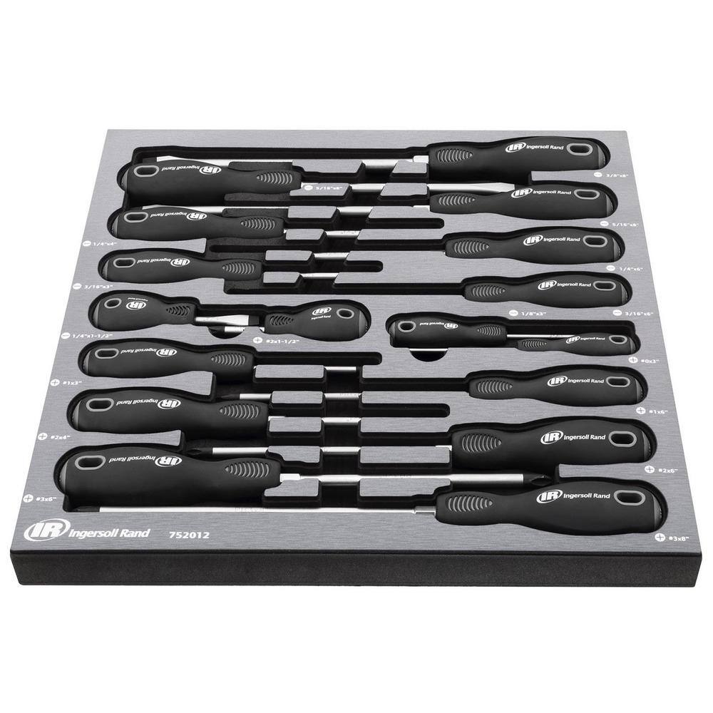 Ingersoll Rand 17 Piece Master Screwdriver Set with Organizer Tray 752012