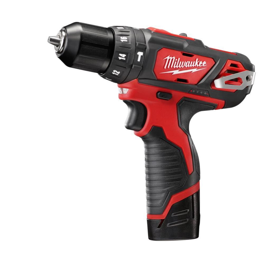 Milwaukee M12 3/8 in. Hammer Drill/Driver Kit 2408-22 from Milwaukee