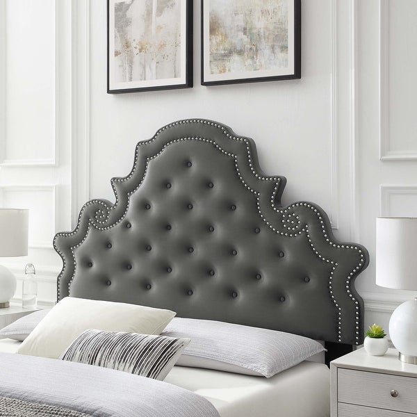 Diana Tufted Performance Velvet Full/Queen Headboard - - 33939561