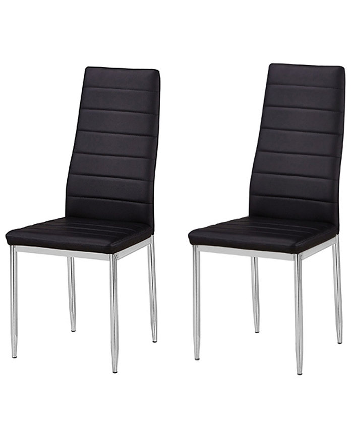 Best Master Furniture Chapman Modern Living Side Chairs Set of 2