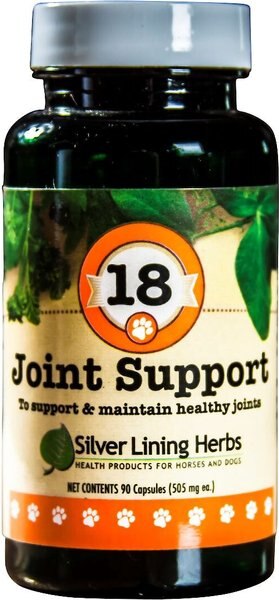 Silver Lining Herbs Joint Support Dog Supplement， 90 count