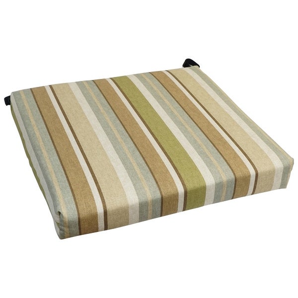 20-inch by 19-inch Patterned Outdoor Chair Cushion - 20 x 19