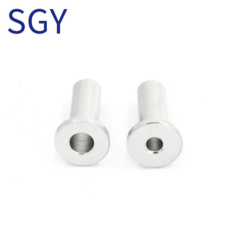 20/50/100/200/500pcs Stainless Steel Protective Protector Sleeves Grommet For 1/8andquot;， 5/32andquot;，or 3/16andquot; Deck Cable Railing Kit