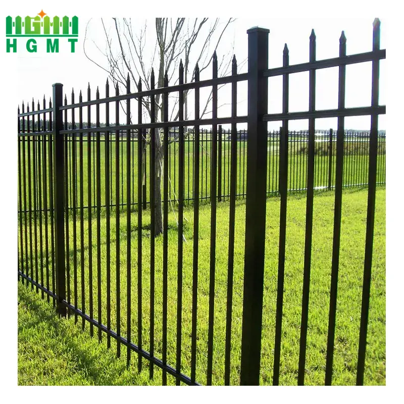 Factory Supply Wrought Steel Tubular Iron Fence  Philippines