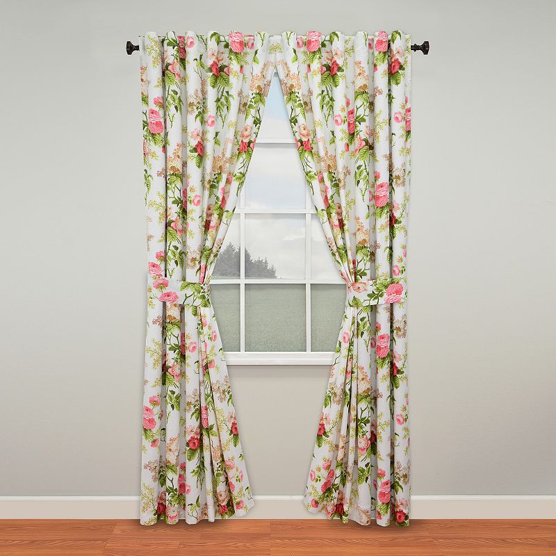 Waverly Emma's Garden Window Curtain Pair - 50'' x 84''