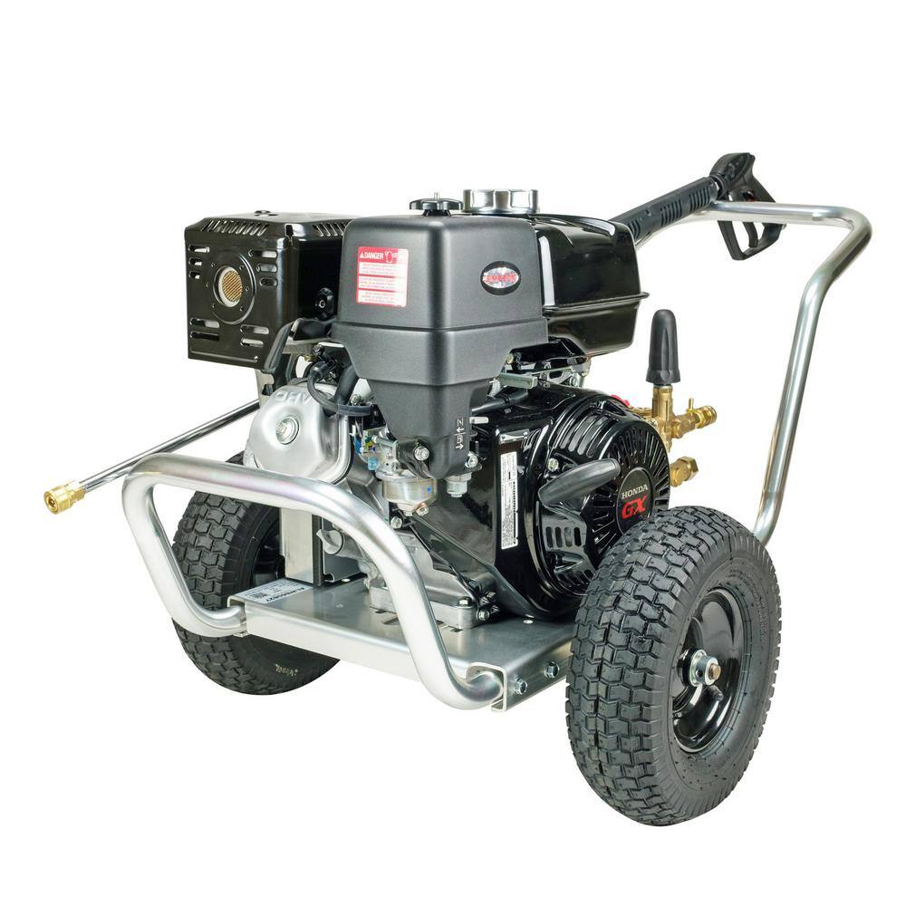 SIMPSON Aluminum Water Blaster 4200 PSI 4.0 GPM Gas Cold Water Pressure Washer with HONDA GX390 Engine (49-State) ALWB60827