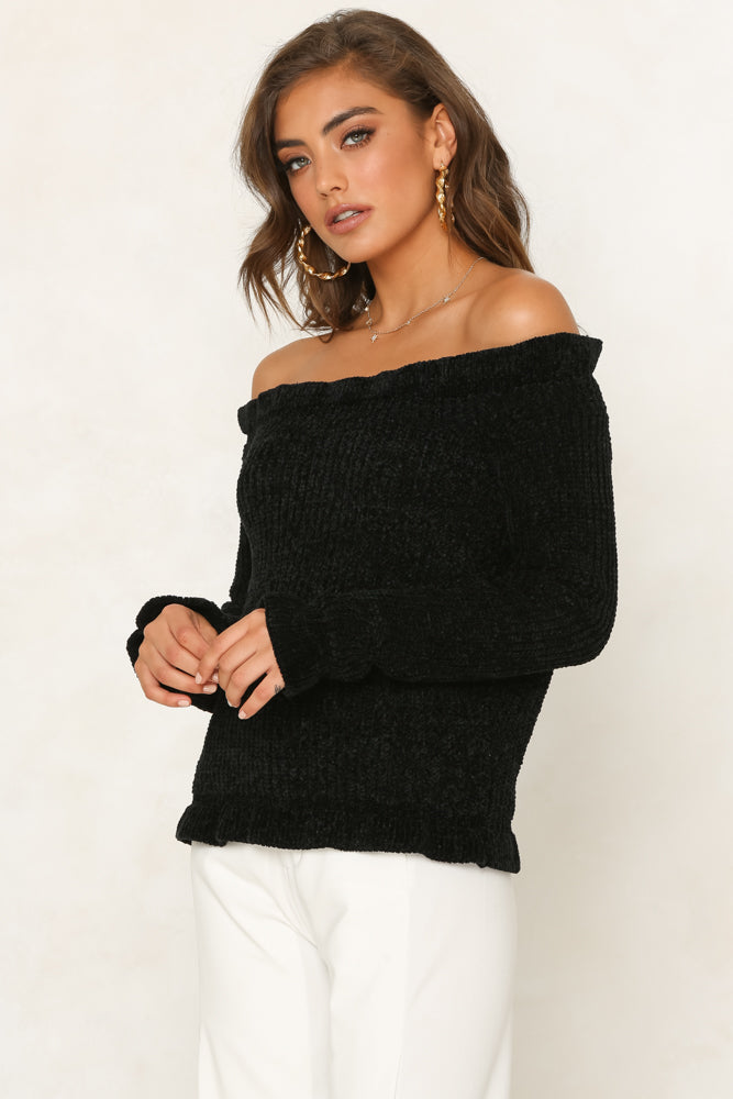 No Chill Knit Black