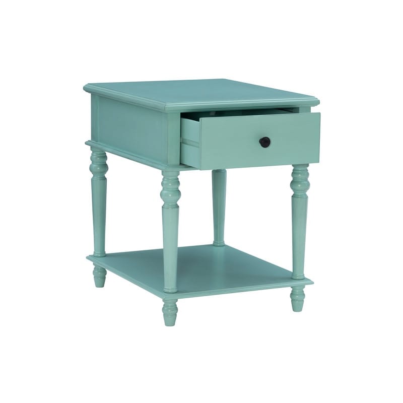 Jowin Classic Wood Side Table with Storage