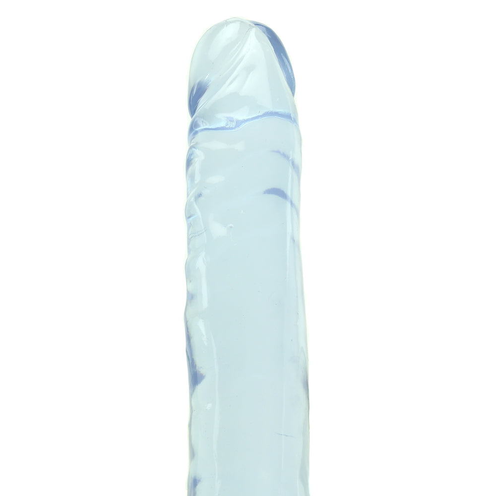 Crystal Jellies Jr. Double 12 Inch Dildo in Clear