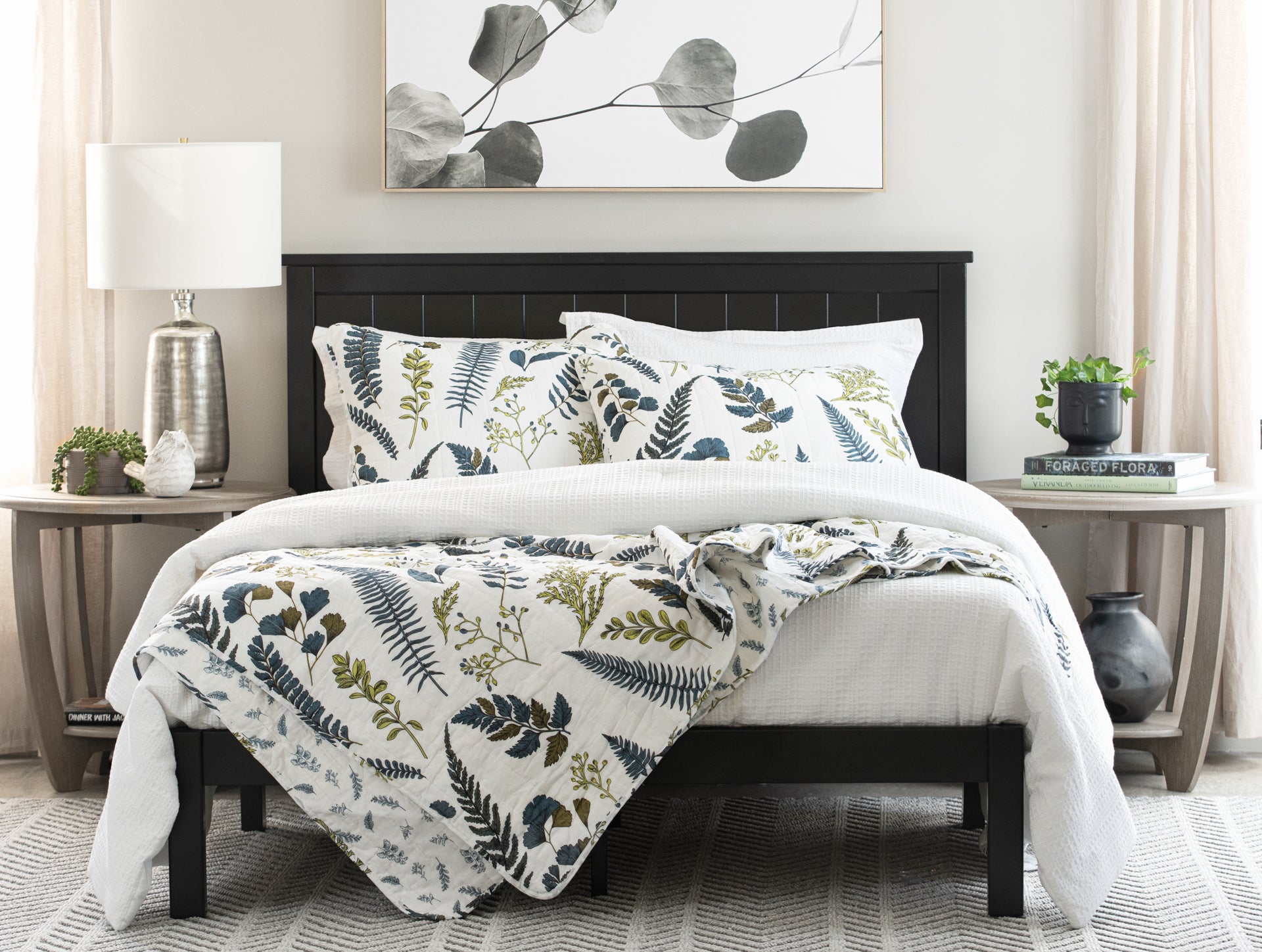 Bedding Bundle: Devonia All Over Quilt + Haniya Comforter Set