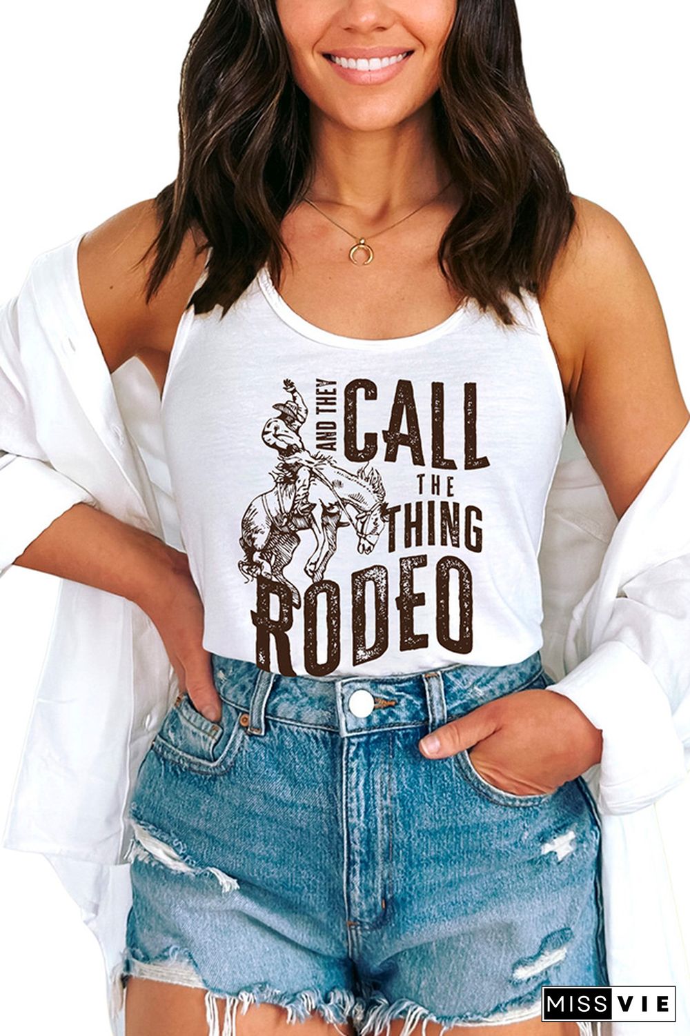 And they Call The Thing Rodeo Tank Top