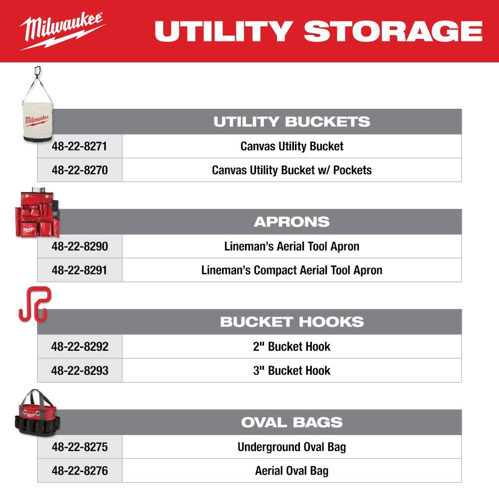 MW Lineman's Compact Aerial Tool Apron 48-22-8291