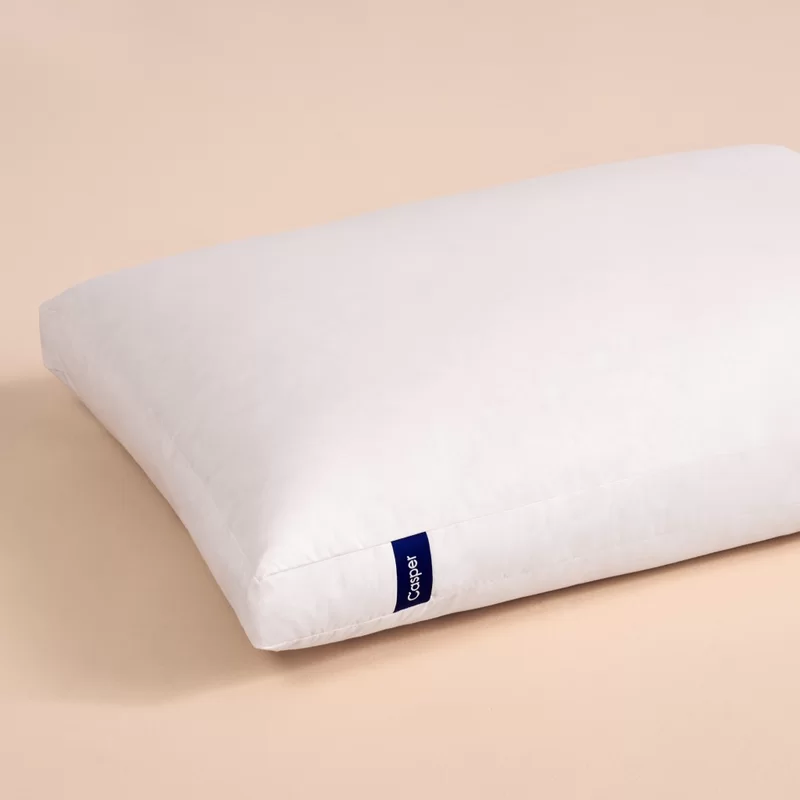 Casper Sleep Down Pillow for Sleeping， Standard， White 951-000197-001