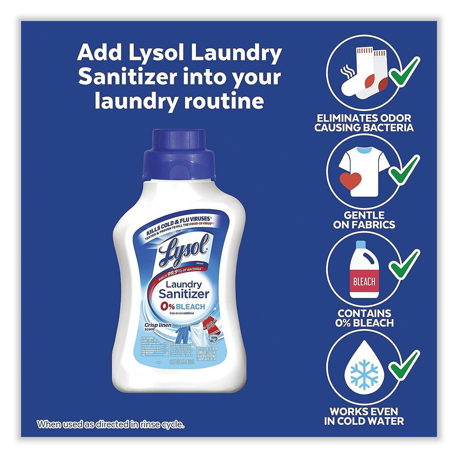 Laundry Sanitizer by LYSOLandreg; Brand RAC95872EA