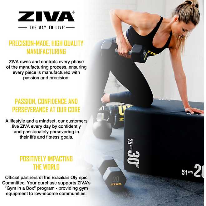 ZIVA Hexagon Weight Lifting Dumbbell Pair