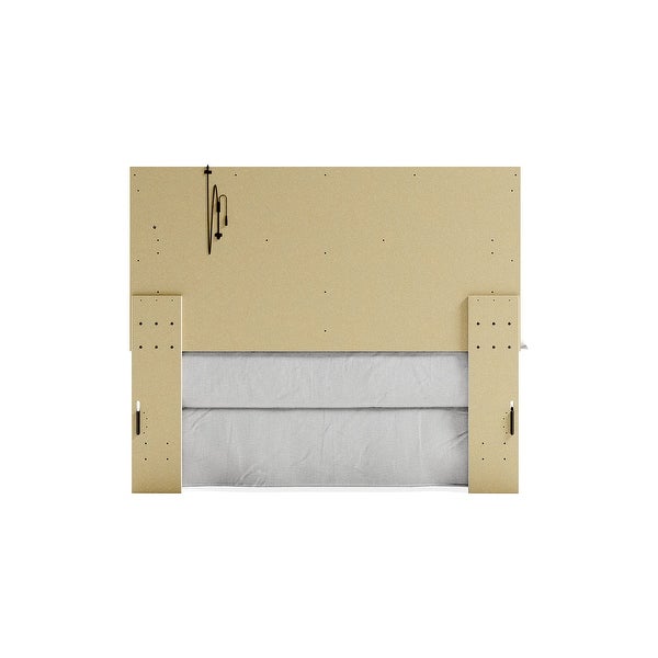 Signature Design by Ashley Altyra White Upholstered Panel Headboard - - 32607467