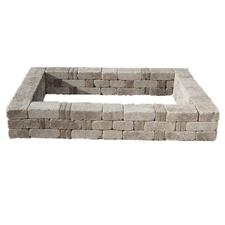 Pavestone RumbleStone 98 in. x 49 in. x 10.5 in. Greystone Concrete Raised Garden Bed RSK53934