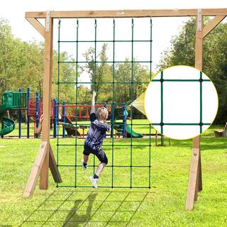 VEVOR Playground Climbing Cargo Net 49 x 89 in. Cargo Net Climbing Outdoor w500 lbs. Weight Capacity Climbing Rope for Kids PPWLSBDD49X77KEHRV0