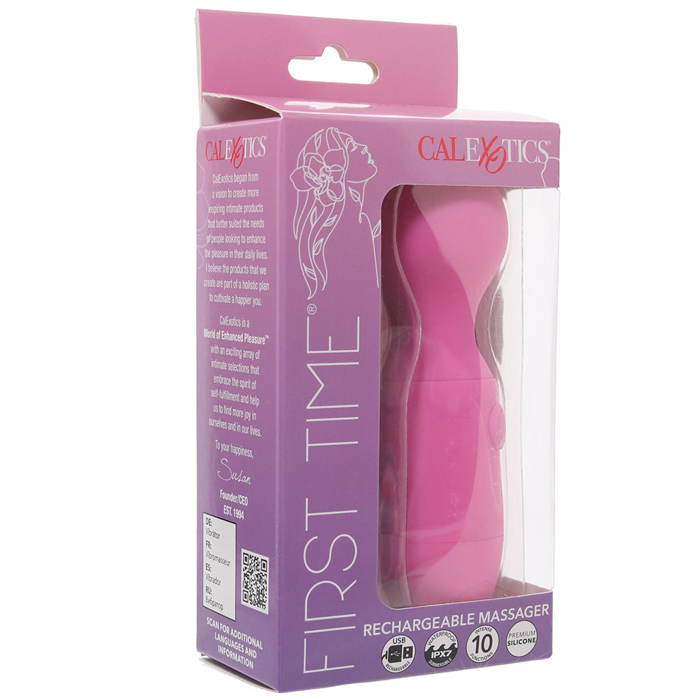 First Time Rechargeable Massager in Pink