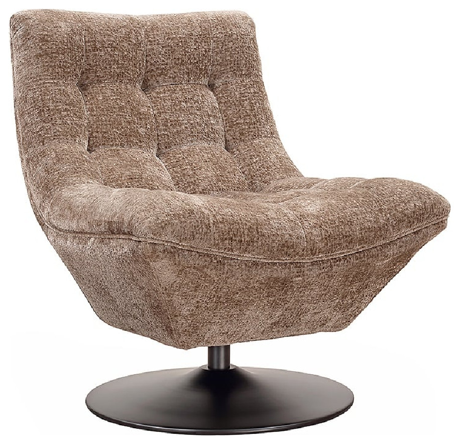 Tufted Swivel Lounge Chair  OROA Sydney   Transitional   Armchairs And Accent Chairs   by Oroa   Distinctive Furniture  Houzz